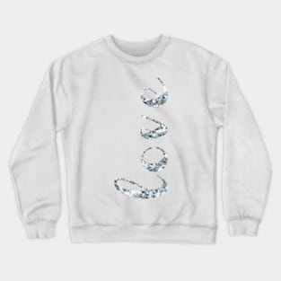 Love Silver Glitter Crewneck Sweatshirt